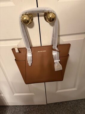 Michael Kors Brown Leather Tote